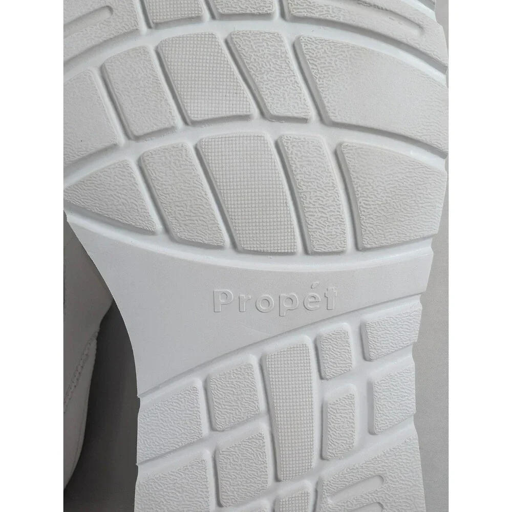 Propet MDX002L Men's 10.5H White Full Grain Leather Oxford Shoe Uniform Service